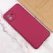 Чохол TPU GETMAN Liquid Silk Full Camera для Samsung Galaxy A05 Бордовий / Marsala 354277 фото 4