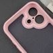 TPU чохол Transparent + Colour 1,5mm для Apple iPhone 16 (6.1") Pink 346578 фото 3