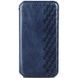Шкіряний чохол-книжка GETMAN Cubic (PU) для Samsung Galaxy A51 Синій 358389 фото 1