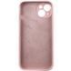 Чехол Silicone Case Full Camera Protective (AA) NO LOGO для Apple iPhone 13 (6.1") Розовый / Chalk Pink 288677 фото 4