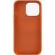 TPU чохол Bonbon Metal Style для Apple iPhone 14 Pro (6.1") Помаранчевий / Papaya 257181 фото 8