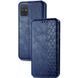 Шкіряний чохол-книжка GETMAN Cubic (PU) для Samsung Galaxy A51 Синій 358389 фото 7