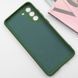 Чохол TPU GETMAN Liquid Silk Full Camera для Samsung Galaxy S21 FE Зелений / Dark green 354330 фото 3