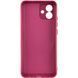 Чохол TPU GETMAN Liquid Silk Full Camera для Samsung Galaxy A05 Бордовий / Marsala 354277 фото 2