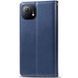 Шкіряний чохол книжка GETMAN Gallant (PU) для Xiaomi Mi 11 Синій 204032 фото 4