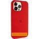 Чохол Silicone Case (AA) Logo with MagSafe для Apple iPhone 17 (6.3") Червоний / Red 392998 фото 1