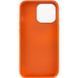 TPU чохол Bonbon Metal Style для Apple iPhone 14 Pro (6.1") Помаранчевий / Papaya 257181 фото 3