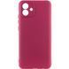 Чохол TPU GETMAN Liquid Silk Full Camera для Samsung Galaxy A05 Бордовий / Marsala 354277 фото 1