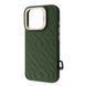 Чохол Kajsa Rhombus Collection with Magnetic Ring iPhone 16 Pro olive 334058 фото 1