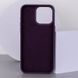 Шкіряний чохол Bonbon Leather Metal Style with MagSafe для Apple iPhone 12 Pro Max (6.7") Фіолетовий / Dark Purple 276579 фото 2