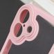 TPU чохол Transparent + Colour 1,5mm для Apple iPhone 16 (6.1") Pink 346578 фото 4