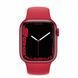 Смарт-годинник Apple Watch Series 7 GPS + LTE 45mm Product Red Aluminum Case With Product Red Sport Band MKJC3/MKM83 274246 фото 2