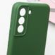 Чохол TPU GETMAN Liquid Silk Full Camera для Samsung Galaxy S21 FE Зелений / Dark green 354330 фото 5