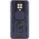 Чохол Ummi Camshield Serge Ring для Xiaomi Redmi Note 9s / Note 9 Pro / 9 Pro Max Синій 390789 фото 1