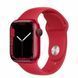 Смарт-годинник Apple Watch Series 7 GPS + LTE 45mm Product Red Aluminum Case With Product Red Sport Band MKJC3/MKM83 274246 фото 1