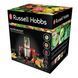 Блендер Russell Hobbs стаціонарний Nutri Boost 700Вт, чаша-700мл, чопер 300мл, чорно-сріблястий (23180-56) 384513 фото 13