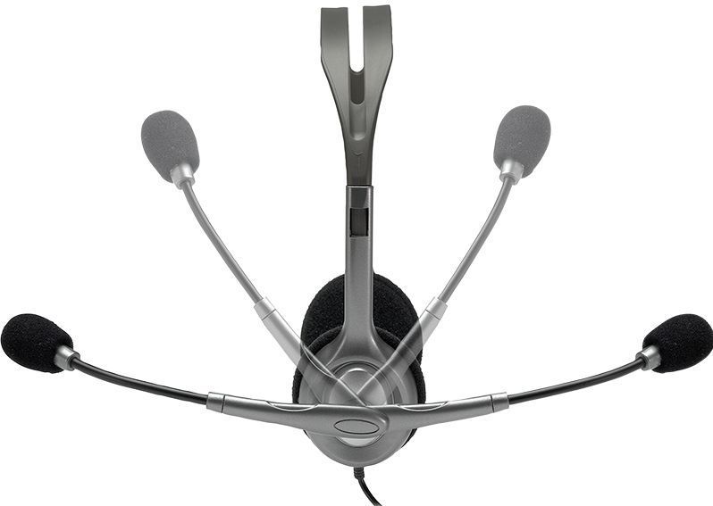 гарнітура LOGITECH Stereo Headset H110 (сріблястий) 306011 фото