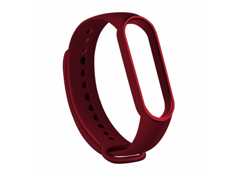 Ремінець для фітнес браслета Mi Band 5/6 Dark Red 166152 фото