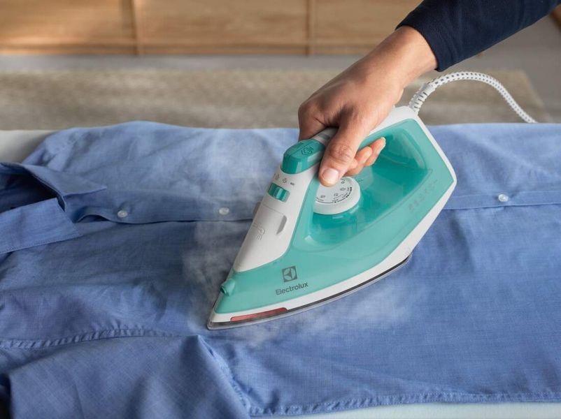 Праска Electrolux, 2200Вт, 250мл, паровий удар 90гр, нерж. сталь, зелено-білий (E5SI2-2AM) 374873 фото