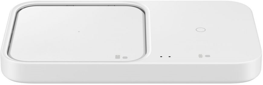 Зарядний пристрій бездротовий Samsung Duo 15Вт, білий (EP-P5400BWEGEU) 366453 фото