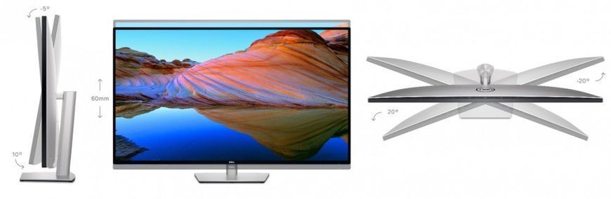 Монітор DELL 43" U4323QE 2xHDMI, 2xDP, USB-C, RJ-45, MM, IPS, 3840x2160, sRGB 95%, HAS 361948 фото