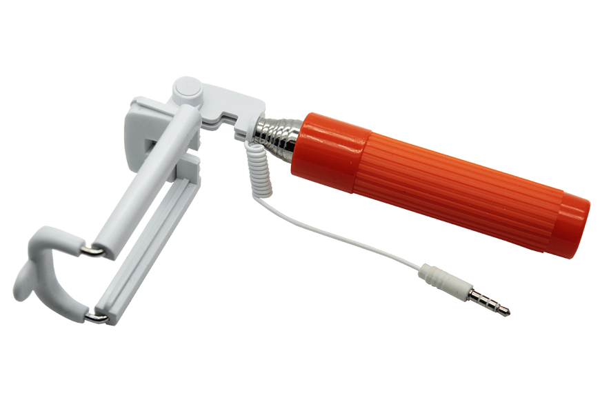 Monopod Selfi whith 3.5mm Jack supporting MINI 2 Orange 68504 фото