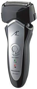 Бритва електр. Panasonic сіткова, 13000 об/хв, бритв.головок-3, Li-Ion, сух.+волог., кейс, срібно-чорний (ES-GA21-S820) 370694 фото