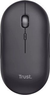 Миша Trust Puck Rechargeable, Ultra-Thin, BT/WL, Silent, чорний (24059_TRUST) 363713 фото