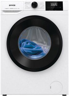 Пральна машина Gorenje фронтальна, 7кг, 1200, A++, 43.5см, дисплей, пар, інвертор, білий (W3NGPI72SBS) 375318 фото