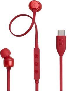 Навушники JBL T310C USB-C (JBLT310CRED) Red 315480 фото