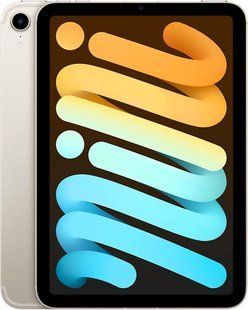 Планшет Apple iPad mini 6 2021 Wi-Fi + LTE 64GB Starlight (MK8C3) 215499 фото