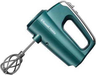 Міксер Russell Hobbs ручний Turquoise, 350Вт, насадки-4, турборежим, бірюзовий (25891-56) 364049 фото