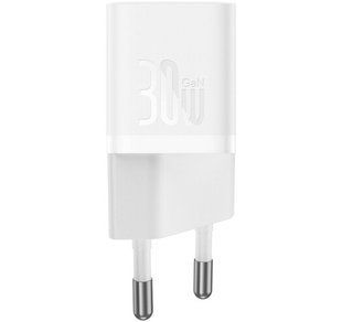 Зарядний Пристрій Baseus GaN5 Fast Charger 1C 30W CCGN070502 White 272536 фото