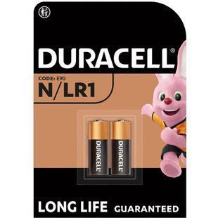 Батарейка DURACELL N / MN9100 / LR1 / E90 / 4001 / AM5 2 шт. 348546 фото