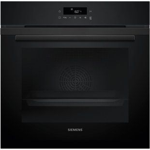 Духова шафа Siemens електрична, 71л, A+, дисплей, конвекція, піроліз, чорний (HB272GEB3) 363206 фото
