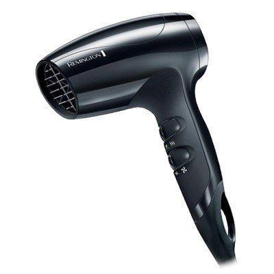 Фен Remington дорожній Compact, 1800Вт, 3 режими, еко режим , чорний (D5000) 366729 фото