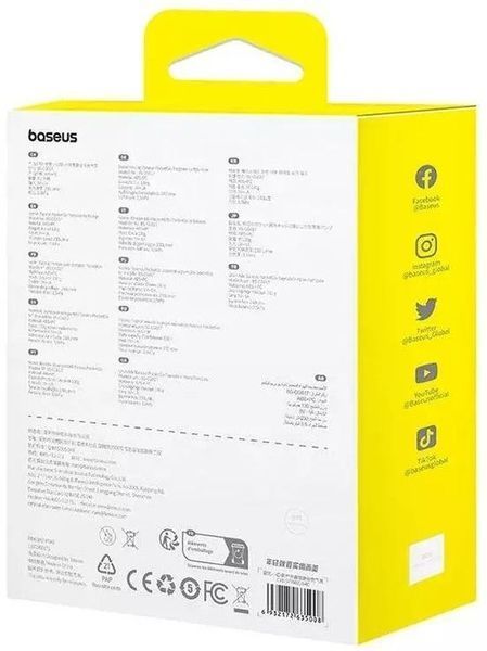 Автомобільний насос Baseus PocketGo Portable Air Pump (C11157700221-00) White 282403 фото