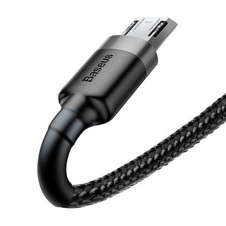 Кабель Baseus Cafule USB кабель USB For Micro 2A 3М (CAMKLF-HG1) Black/Grey 252373 фото