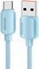 Кабель ESSAGER Breeze USB Cable USB-A to Type C 2M 100W (EXC7A-WLA03-P) Blue 314585 фото 1