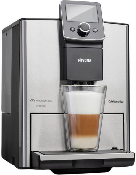 Кавомашина NIVONA CafeRomatica 2.2л, зерно + мелена, автомат.капучинатор, авторецептів - 9, метал (NICR825) 369980 фото