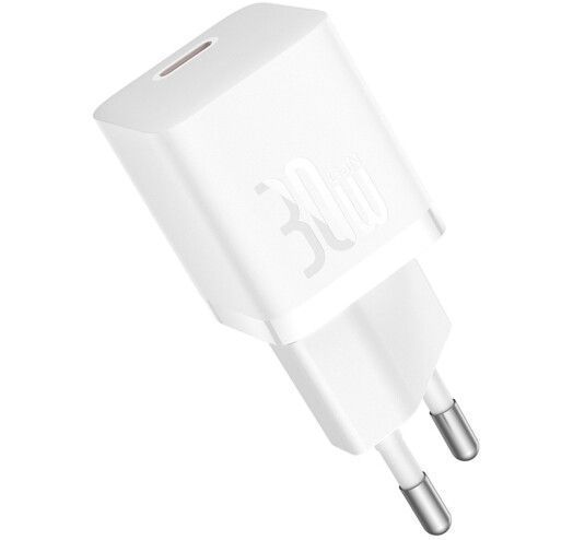 Зарядний Пристрій Baseus GaN5 Fast Charger 1C 30W CCGN070502 White 272536 фото