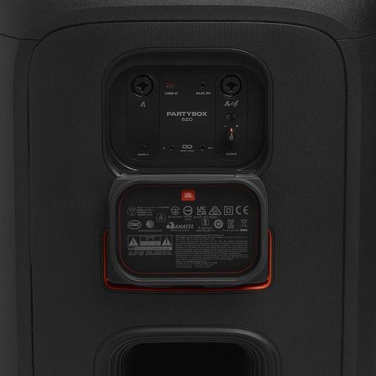 Портативна акустика JBL PartyBox 520 (JBLPARTYBOX520E) Black 378209 фото