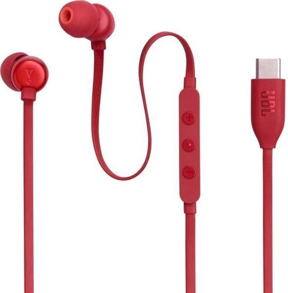 Навушники JBL T310C USB-C (JBLT310CRED) Red 315480 фото