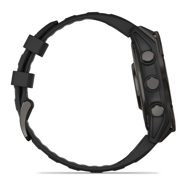 Смарт-годинник Garmin Fenix 8 47mm AMOLED Sapphire Carbon Gray DLC Titanium w. Black/Pebble Gray S. Band (010-02904-20,010-02904-21) 323571 фото