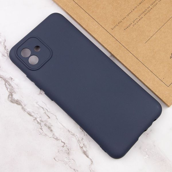 Чохол TPU GETMAN Liquid Silk Full Camera для Samsung Galaxy A05 Синій / Midnight Blue 340591 фото