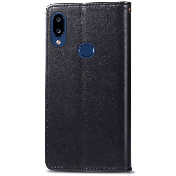 Кожаный чехол книжка GETMAN Gallant (PU) для Samsung Galaxy A10s Черный 204012 фото