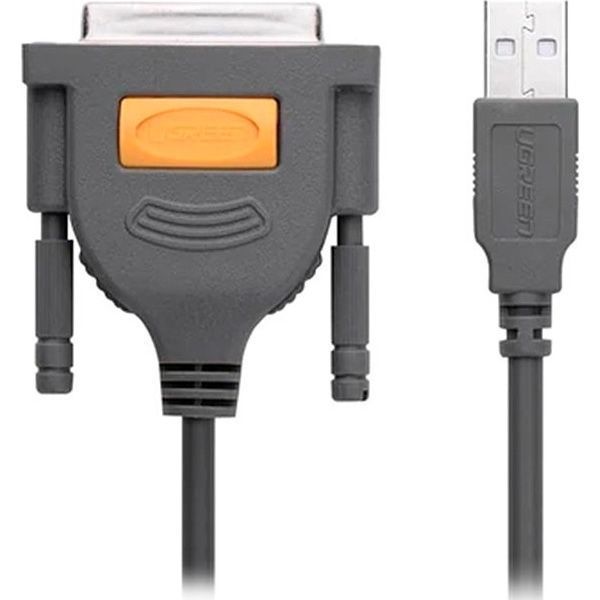 Кабель UGREEN US167 USB to DB25 Parallel Printer Cable 2m (20224) Black 314318 фото