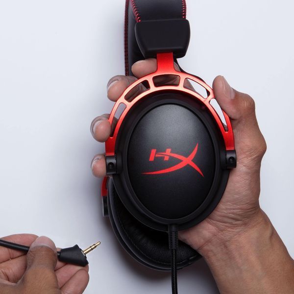 Гарнітура ігрова HyperX Cloud Alpha, mini-jack/dual 3.5мм, 1.2м/2м чорно-червоний (4P5L1AM) 366930 фото