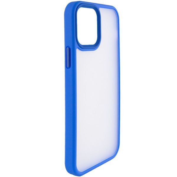 TPU+PC чохол Metal Buttons для Apple iPhone 13 (6.1") Блакитний 217615 фото