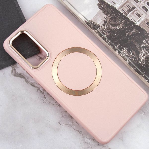 TPU чохол Bonbon Metal Style with MagSafe для Samsung Galaxy A25 5G Рожевий / Light Pink 316874 фото
